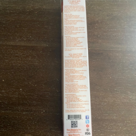 Silpat  half sheet baking mat - Picture 2 of 2